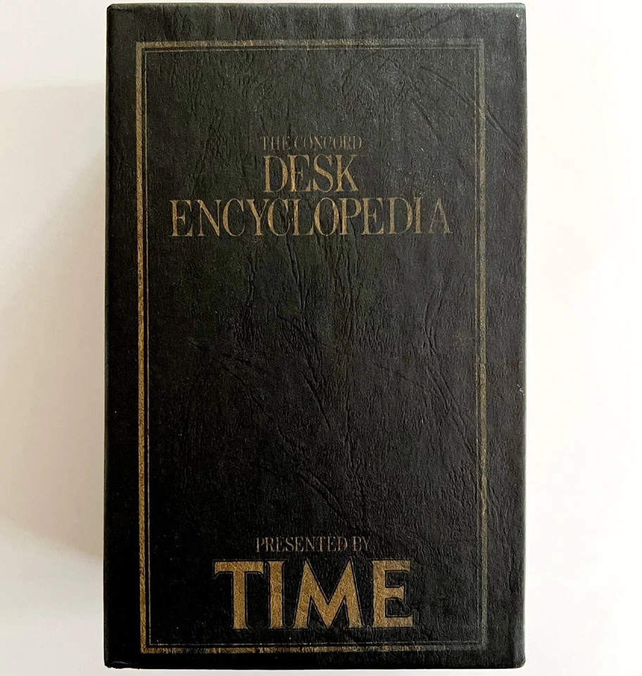 Time Concord Desk Encyclopedia 3 Volume Set With Case Vintage 1982 Complete E6 - Image 4 of 4