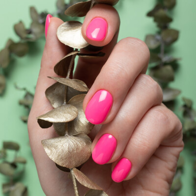  ART SEASON NAIL POLISH STRIPS/ Neon Pink/ Solid Colors