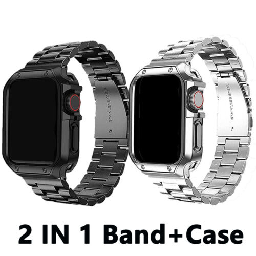 For Apple Watch Ultra Series 8 7 6 5 4 SE 38/49mm iWatch Band Strap+TPU Case