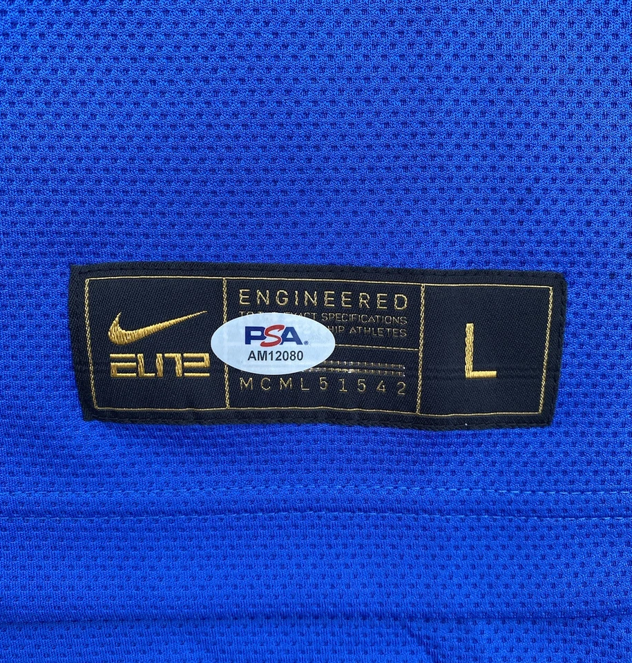 MIKE KRZYZEWSKI COACH K SIGNED NIKE DUKE BLUE DEVILS BASKETBALL JERSEY PSA/DNA - Image 3 of 4