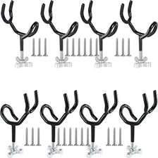 8PCS 25 Degree Angle Rod Holder Sure Grip Steel for Fishing Boat Rod Pod Marine