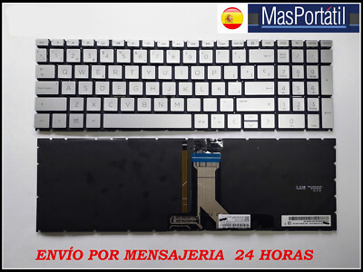 Clavier Portable Espagnol Noir Pour HP Pavilion 17-cn Series - Neuf - Référence TEC77