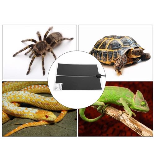 2x 7W 15*28CM Pet Reptile Heater Under Tank Heating Pad Aquarium Lizard Mat NEW - Bild 17 von 20