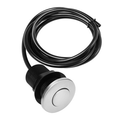 Air Activated Switch Button with Air Hose, Sink Top Stainless Steel Brushed P...