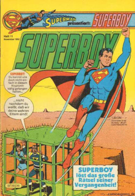 Superboy Nr 11 Ehapa Verlag 1982 DC