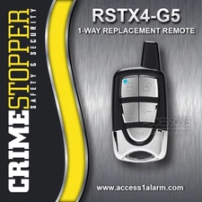 Crimestopper RSTX4-G5 1-Way Remote Control FCC ID Q6WBT5161B PS04 RS4