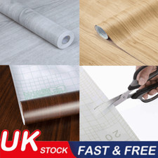 Sticky Back Plastic Roll Sheet Clear Vinyl Film Self Adhesive Kitchen Wallpaper