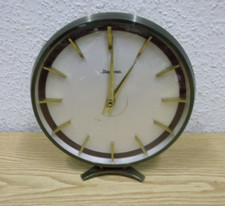 60er 70er Dugena Tisch Uhr  Messing Quartzwerk clock 60s 70s Vintage