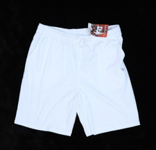 G Gradual White Drawstring Waist Casual Long Athleisure Bermuda Shorts Mens L