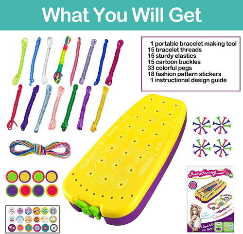 Friendship Bracelet Making Kit Toys, Ages 7 8 9 10 11 12 Year Old Girls Gifts Id - Picture 2 of 12