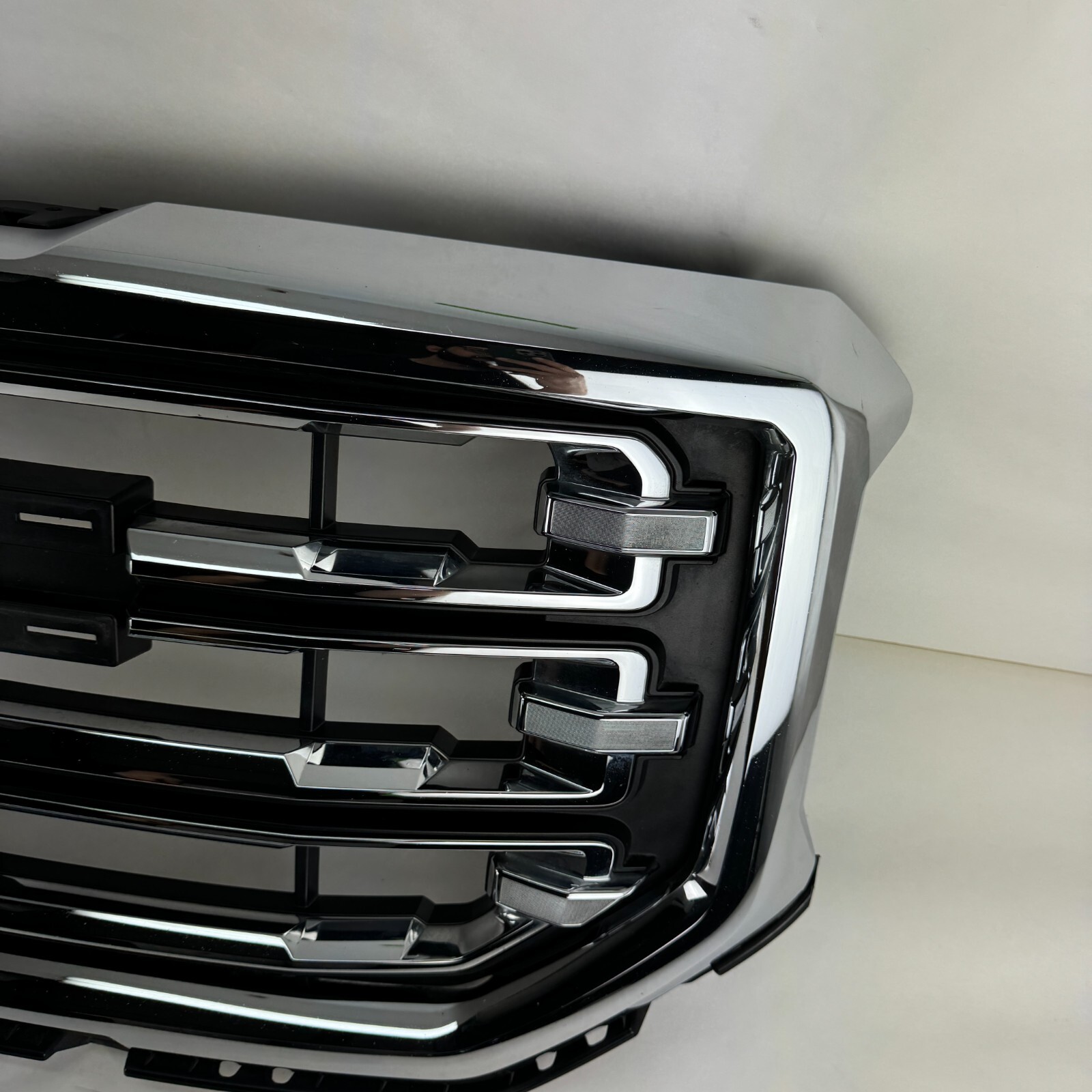 OEM 2016 2017 2018 GMC Sierra 1500 SLT Front Upper Grille Bright Chrome ...