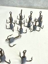 MUSTAD Snag Fishing Weighted Bronze Treble Hook 5/0 Salmon 6oz +- USA MADE
