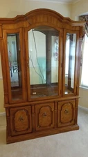 Thomasville Walnut Serenade China Cabinet