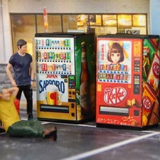 1/64 Diorama Display Vending Machine JAPAN Model City Accessory S Scale