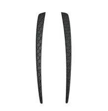 2001-2004 Mustang V6 GT Side Vent Quarter Scoop Inserts Black Honeycomb Pair