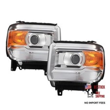 Driver Passenger Side Halogen Headlight Assembly Compatible with 2014-2015