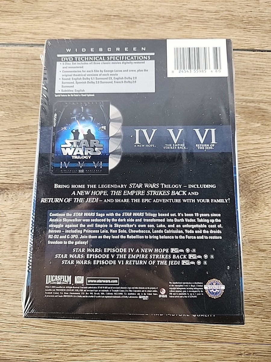 Star Wars Trilogy (DVD, 2008, 6-Disc Set) for sale online | eBay