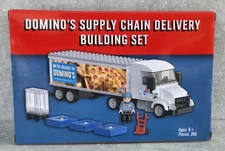 NEW Domino's Pizza Supply Chain Delivery Building Set Truck Brick 2024 FREEUSHIP