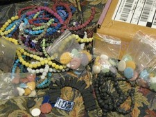 30 Strands all Colors Lava Rock Stone Beads Size 4 -8mm Bead Lot  Stone Shapes