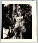 Vtg B&W Snapshot Man WW2 Engineer Captain Military Uniform Mustache 1943