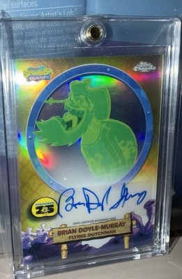 Topps 2025 SpongeBob Chrome Brian Doyle-Murray Auto Flying Dutchman SA-FD