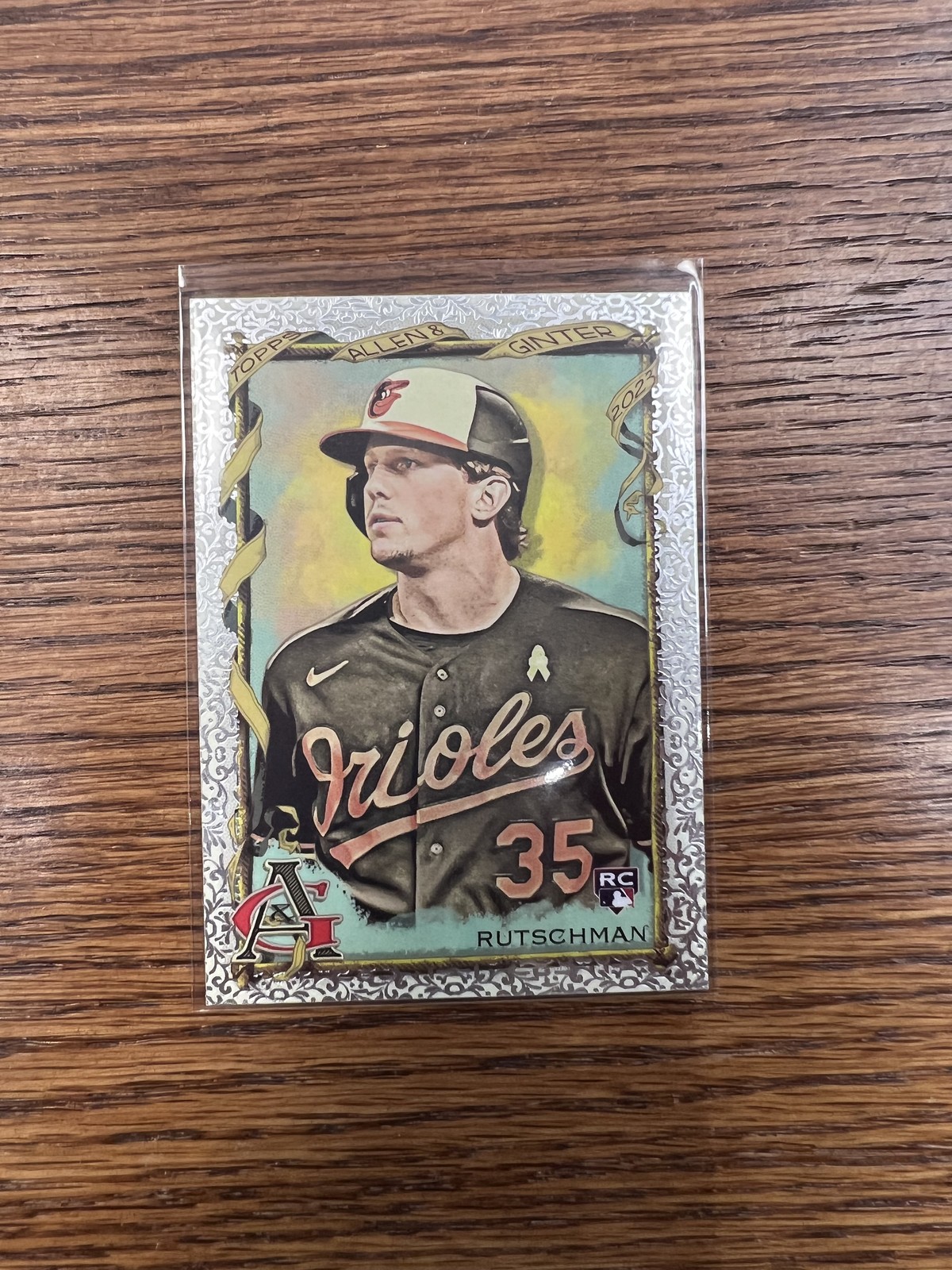 2023 Topps Allen & Ginter #68 Adley Rutschman Foil Filigree