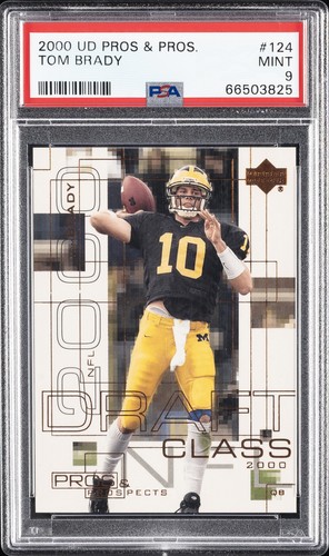 Tom Brady #124 2000 Upper Deck Pros & Prospects card