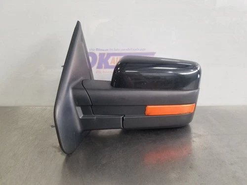 12 2012 FORD F150 LARIAT EXTERIOR SIDE VIEW POWER MIRROR BLACK LEFT DRIVER