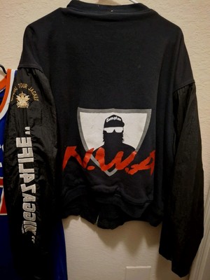1991 NWA jacket vtg EFIL4ZAGGIN 90s hip hop gangsta rap shirt eazy e dr dre XL 