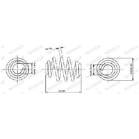 2X Fahrwerksfeder Hinten FüR VW Passat 3B 2.5 2.8 4.0 96 Bis 05 Monroe AQE AJK