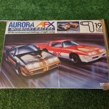 Aurora AFX Midnight Racers Slot Car Set Vintage 1980s, Tomy