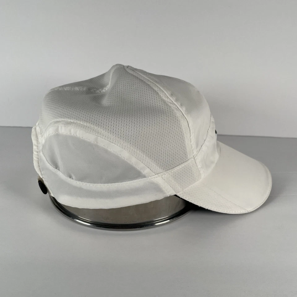 Nike Featherlight 7 Panel FitDry Hat Women’s One Size 595511-100 White Gray - Image 3 of 4