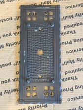 Arts and Crafts Cable Plate In Oil-Rubbed Bronze- Pre Owned Oxidized Spots ￼