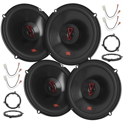 JBL Stage 3627F 6.5'' Speakers + Metra Adapter + Harness  2007-2017 Jeep Wrangler