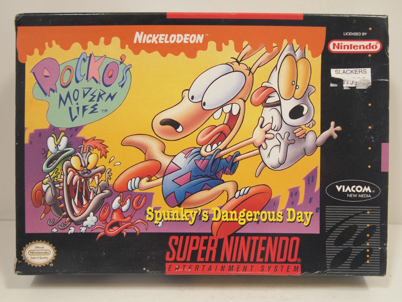 Rocko's Modern Life Spunky's Dangerous Day (Super Nintendo | SNES) BOX ONLY