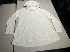 Lululemon Pullover Women's 10 White Starting Place Hoodie Sweatshirt Gym Yoga