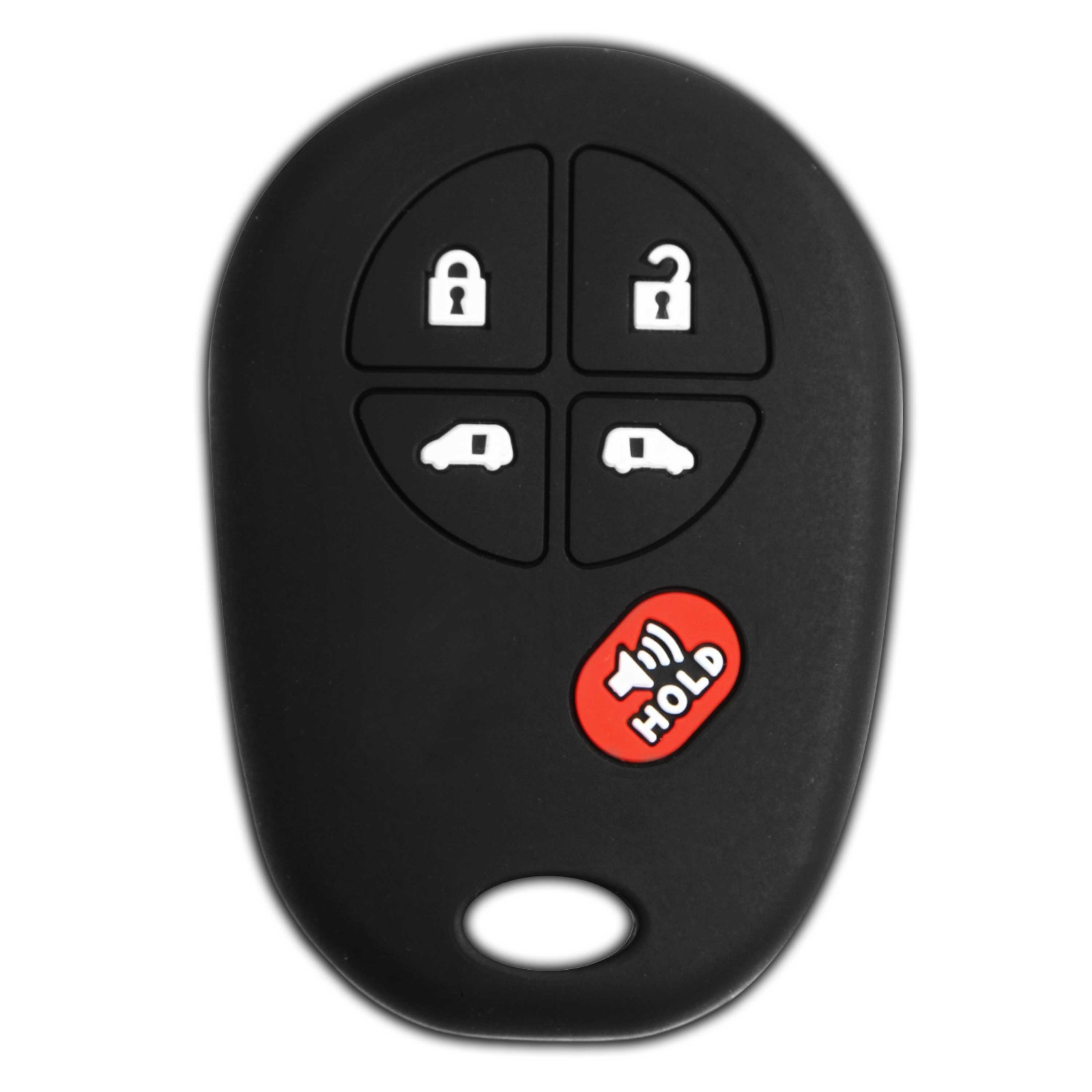 Key Fob Remote Skin Shell Case Cover Replacement for Toyota GQ43VT20T