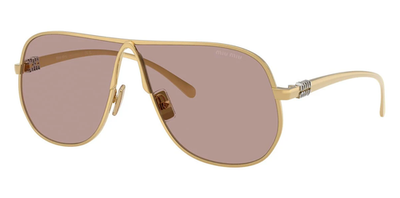 Miu Miu Miu Miu 5AK20I Gold Aviator Oversized Women