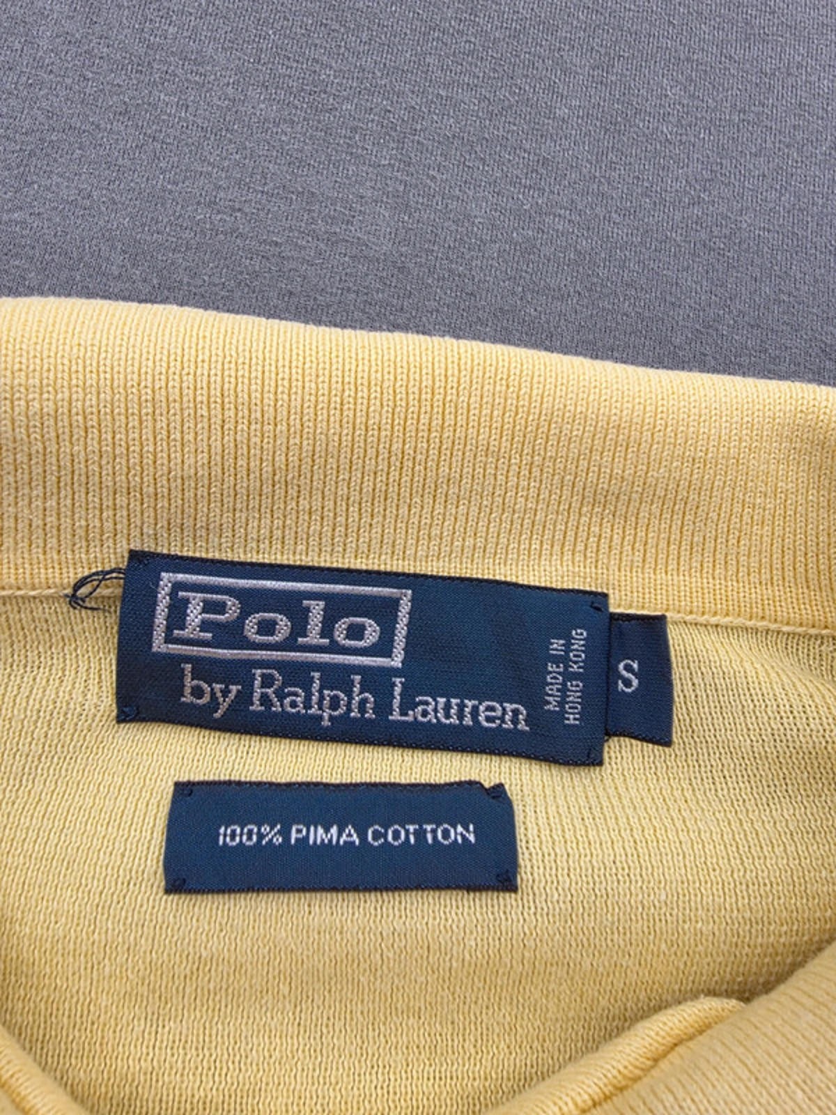 Men’s Yellow Ralph Lauren Polo Jumper Size Small image 3