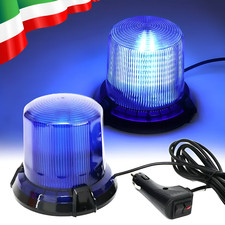 Lampeggiante Faro 90 LED Blu IP66 Luce Rotante Per Veicoli Emergenza 12-24V Auto