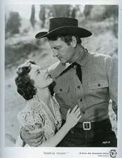 SADDLE TRAMP 8x10 b/w Press Photo / Joel McCrea & Wanda Hendrix