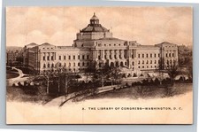 Vintage Library of Congress Washington DC Postcard B.S. Reynolds c. 1910s