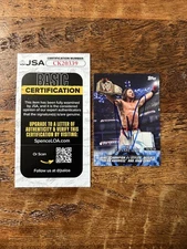 AJ Styles IP Signed Topps Card JSA Coa Autographed WWE