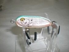 Vintage Heddon Tiny Torpedo - G Finish Blue Shad - EX Cond.