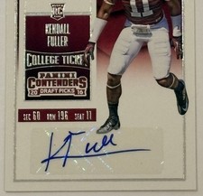 Kendall Fuller College Ticket