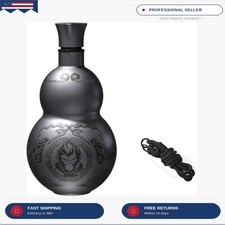 Gourd Water Bottle Retro Style Gifts for Women/Men Gourd Sports Water Bottle Sta