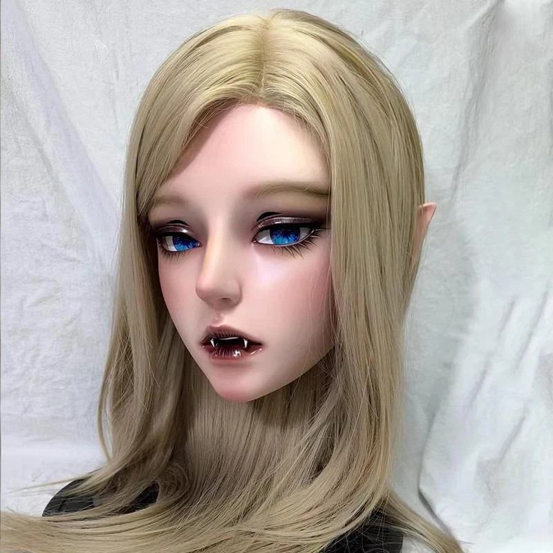 Animated Mask Female Crossdresser Charming face Customised Headshell - Image 3 of 4