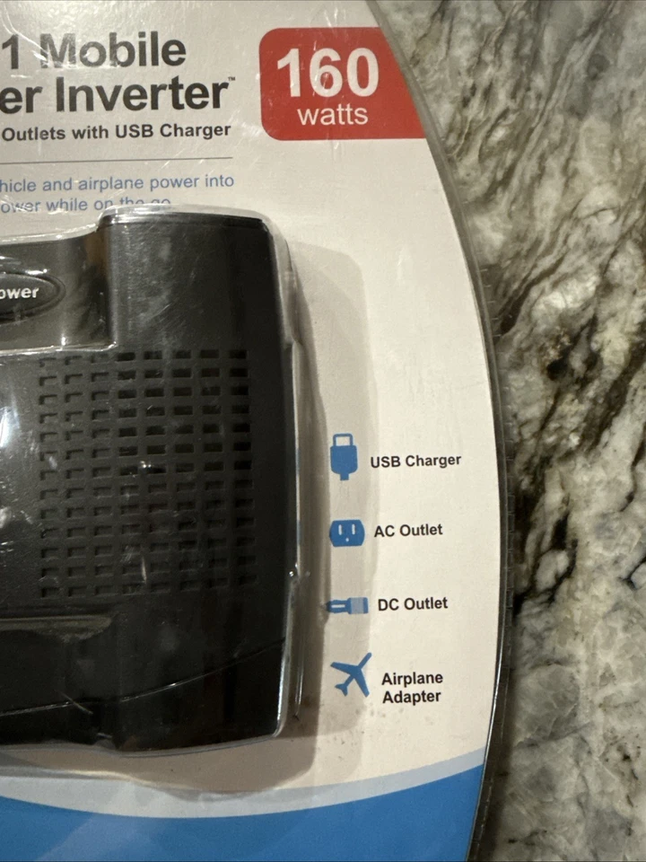 New SEALED  CyberPower 3-In-1 Mobile Power Inverter-Model #CPS160SU-DC - Image 2 of 4
