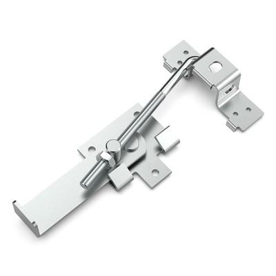 Barn Door Jamb Latch, Zink-Plated Barn Sliding Door Hardware Lock Latches wit...