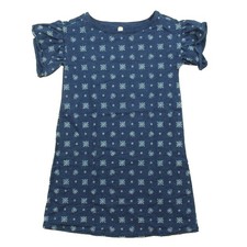 Tea Collection Girls Dress Size 7 Years Blue USA Collection
